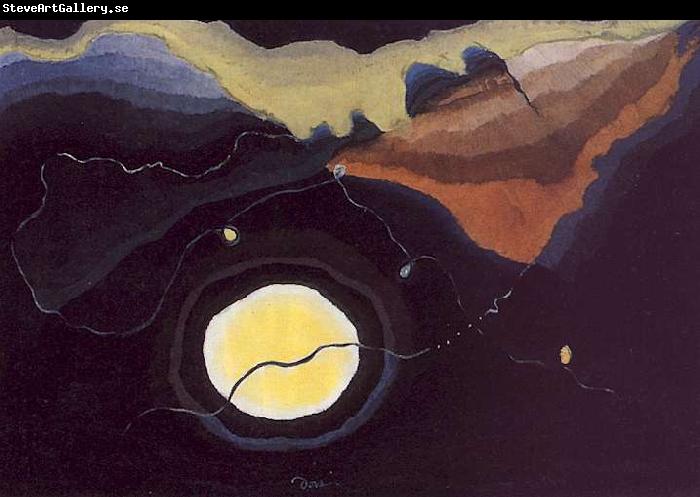 Arthur Dove Me and the Moon